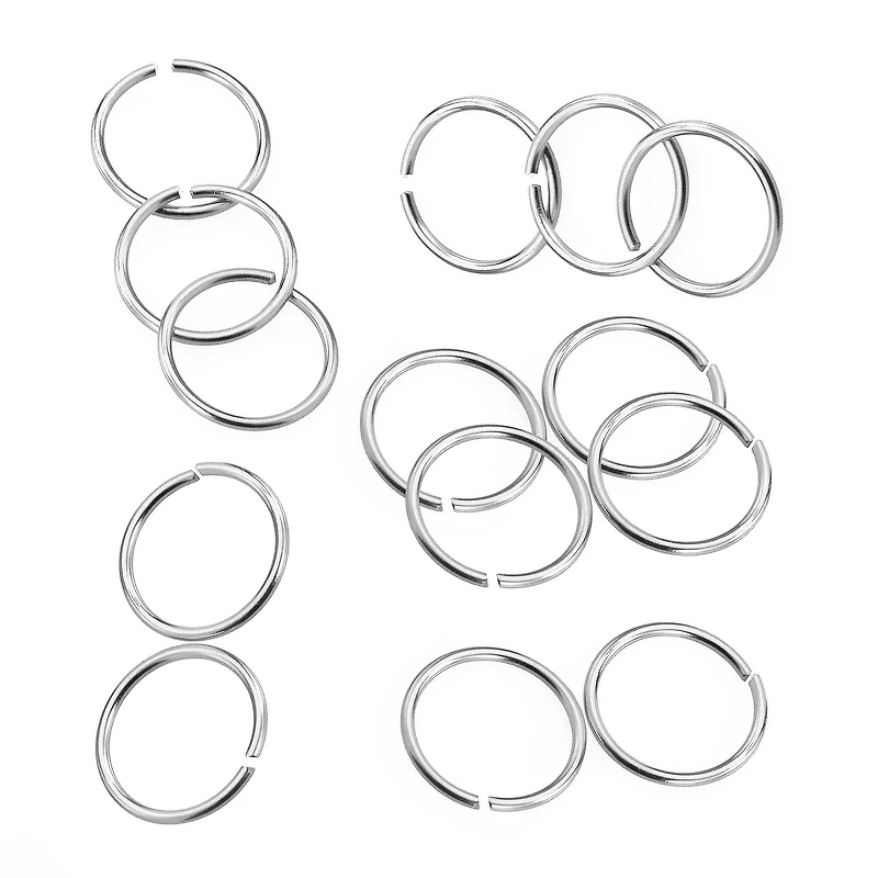 15mm Aluminum Hair Rings