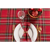DII® Holiday Metallic Plaid Napkins, 6ct.