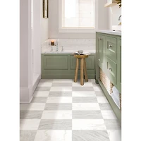 FloorPops Checkered Peel & Stick Floor Tiles