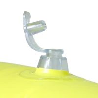 24" Yellow Sea Fish Inflatable Swimming Pool Inner Tube Ring Float