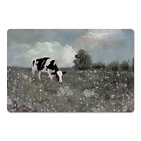 18" x 27" Cow in Purple Field Floor Mat