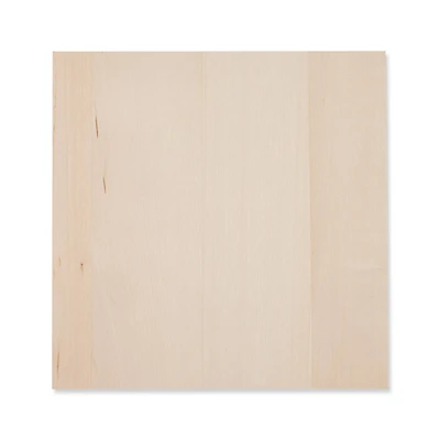 6 Pack: 12" Basswood Square Panel by Make Market®