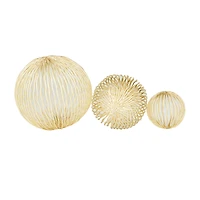 Gold Iron Glam Abstract Sculpture