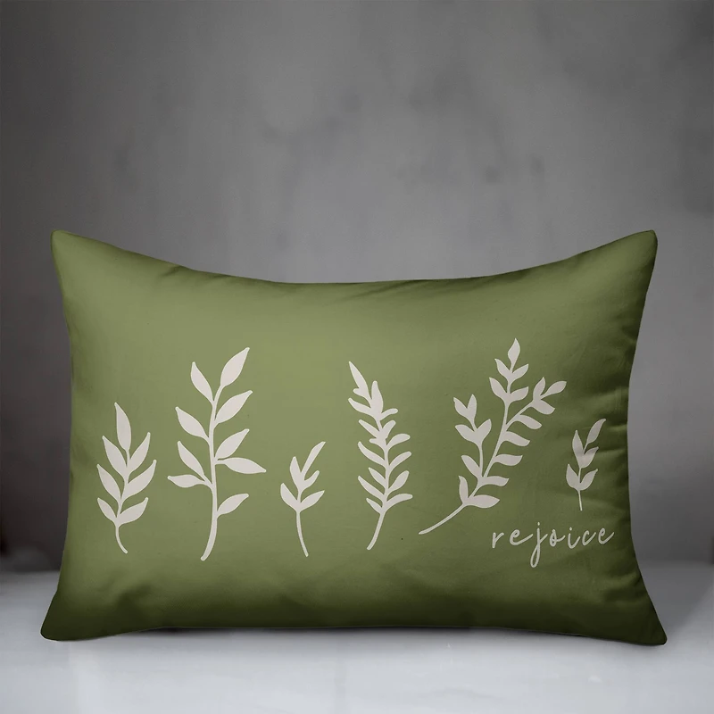Rejoice Pillow 14" x 20" Throw Pillow