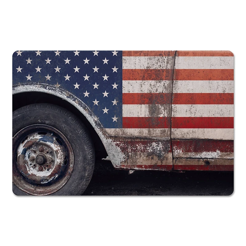 American Flag Pattern Truck Floor Mat