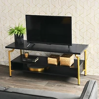 Household Essentials Crown 47" TV Stand with Storage Compartment