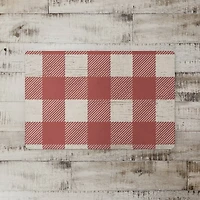 Red Buffalo Check Floor Mat