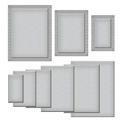 Spellbinders® Becca Feeken Fluted Classics Rectangles Etched Dies