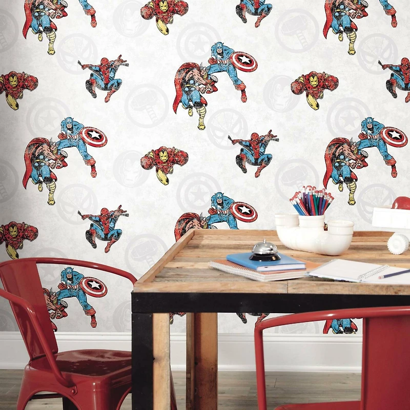 RoomMates Avengers Classic Peel & Stick Wallpaper