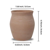 9.5" Beige Ceramic Pot by Ashland®