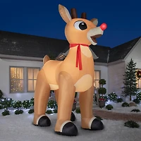 14ft. Airblown® Inflatable Standing Rudolph with Scarf