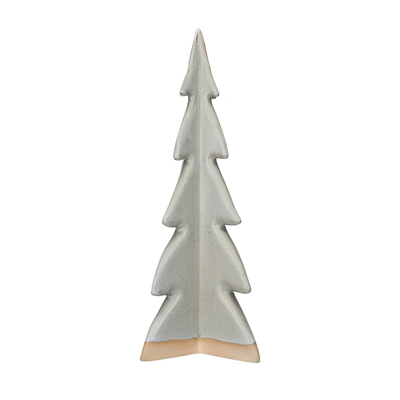 Hello Honey® 14.25" Cream Reactive Glaze Decorative Stoneware Tree