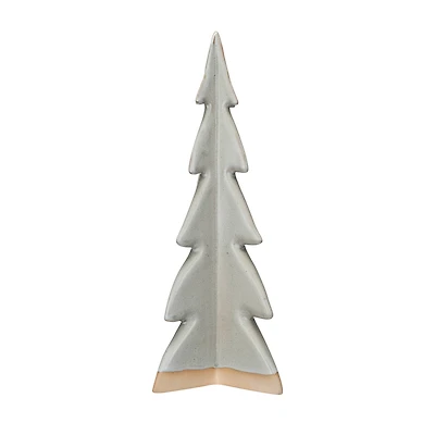 Hello Honey® 14.25" Cream Reactive Glaze Decorative Stoneware Tree