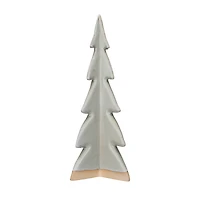 Hello Honey® 14.25" Cream Reactive Glaze Decorative Stoneware Tree