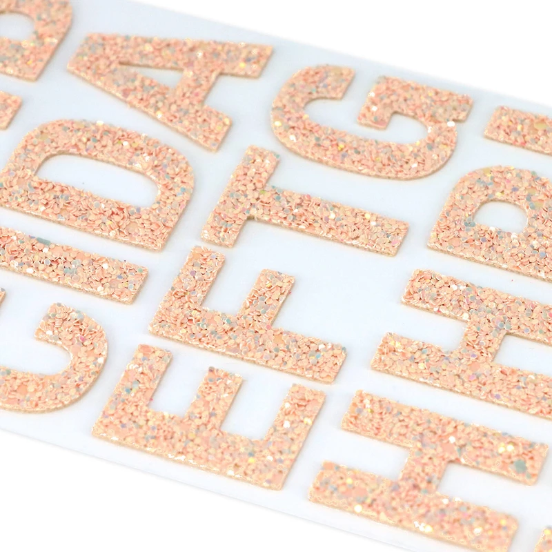 Blush Glitter Alphabet Stickers by Recollections™