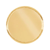 9" Gold Paper Plates by Celebrate It™, 8ct.