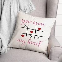 Won My Heart Throw Pillow