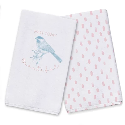 Make Today Beautiful Tea Towel - Set of 2