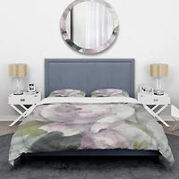 Designart 'Twilight Peony' Shabby Bedding Set