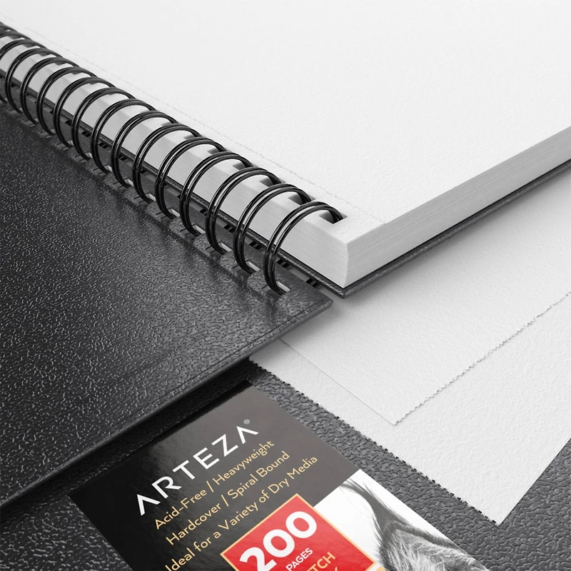 Arteza® 9" x 12" Hard Cover Sketch Books, 2ct.