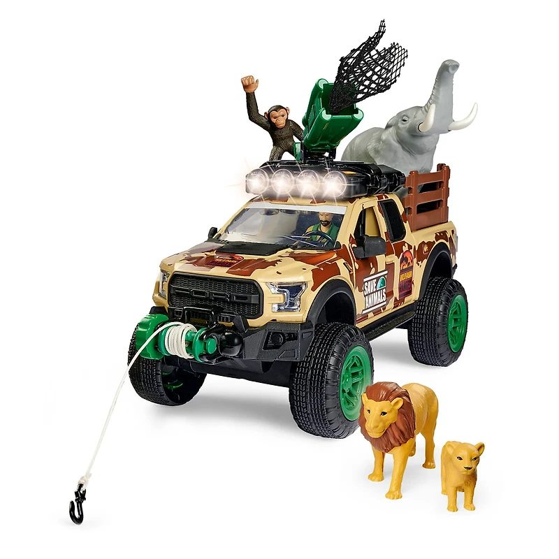 Dickie Toys Light & Sound Park Ranger Playset