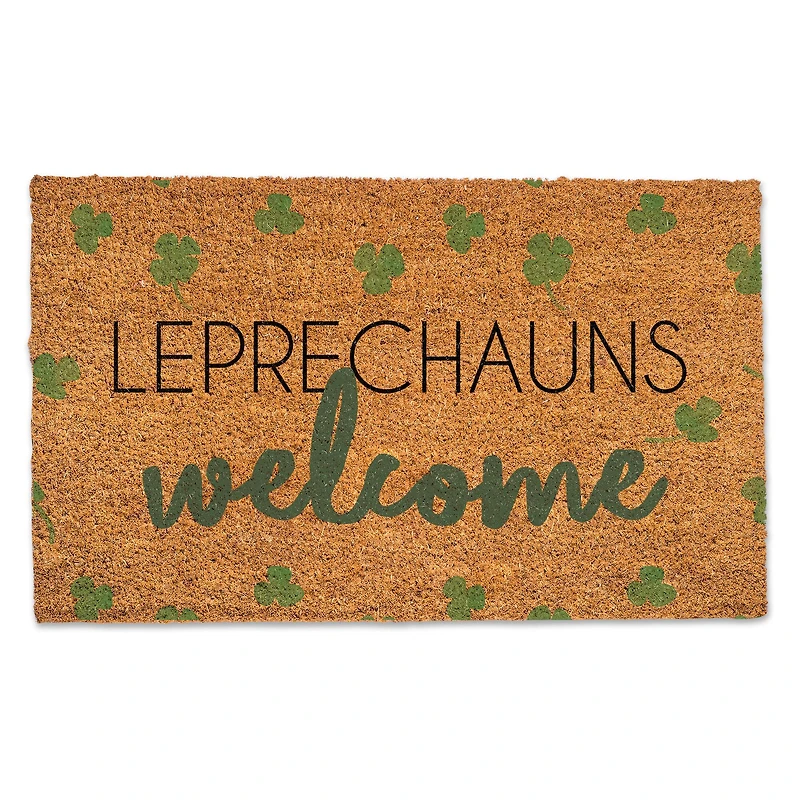 Leprechauns Welcome Doormat, 30" x 18"