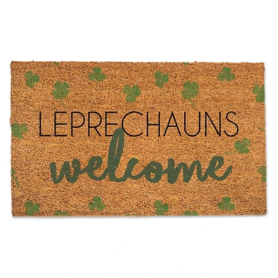 Leprechauns Welcome Doormat, 30" x 18"