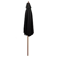 8.5ft. Outdoor Patio Market Umbrella with Wooden Pole