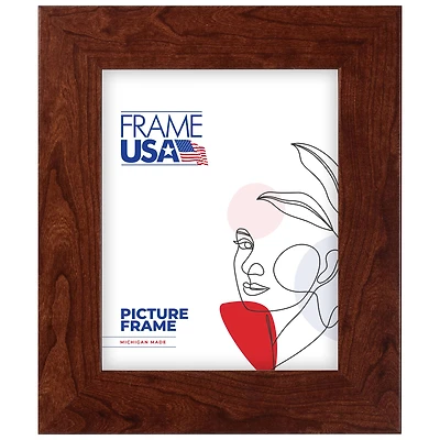 Frame USA Corporate Wide Canadian Walnut Single Image Picture Frame