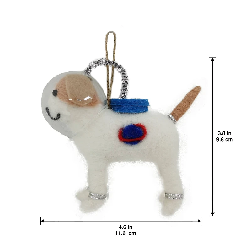 4.5" Space Dog Felt Ornament by Ashland®