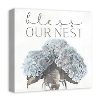 Bless Our Nest 16" x 16" Canvas Wall Art