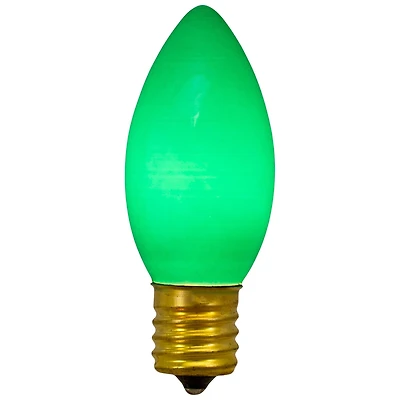 Green Opaque C9 Replacement Bulbs, 4ct.
