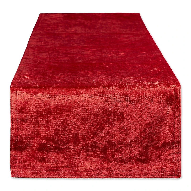 DII® 72" Red Velvet Table Runner