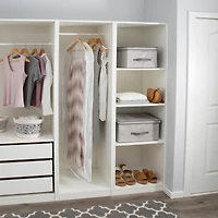 Organize It All Gusseted Clear Gown Bag