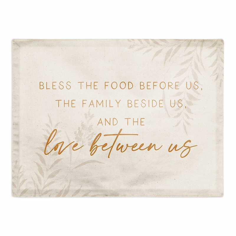 Fall Love Between Us Cotton Twill Placemat