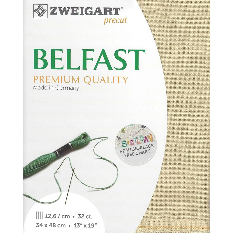 Zweigart® Precut Belfast 32 Count Canvas