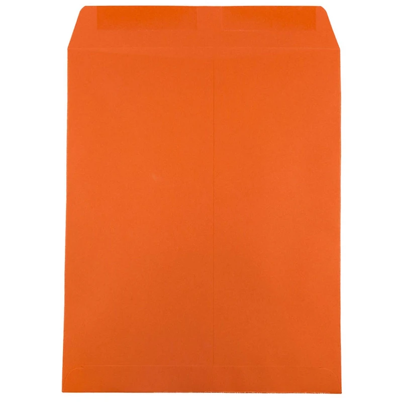 JAM Paper 10" x 13" Orange Open End Catalog Envelopes