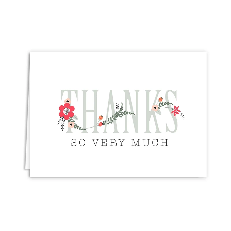 Hortense B. Hewitt Co. Floral Print Thank You Cards