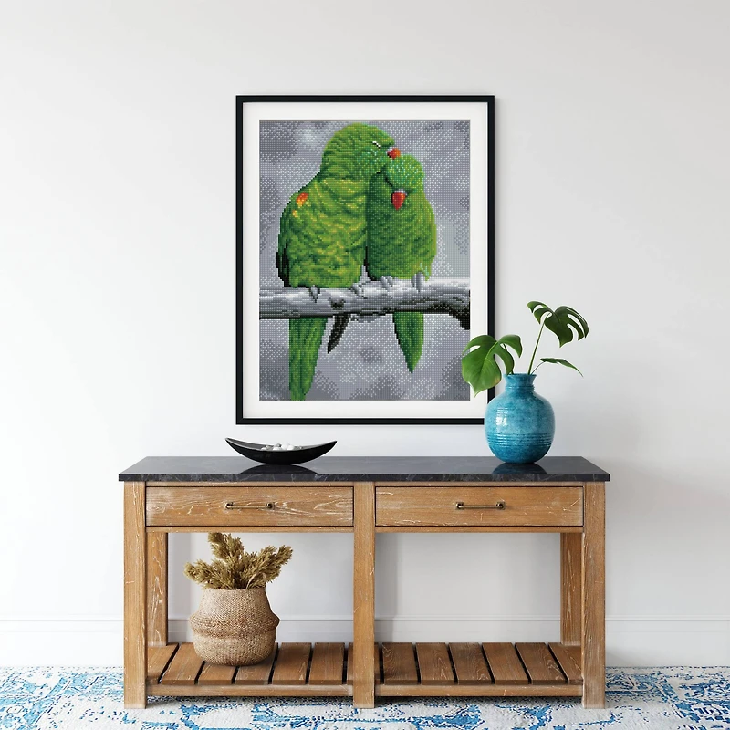 Diamond Dotz® Intermediate Sweet Perch Pre-Framed Diamond Painting Kit