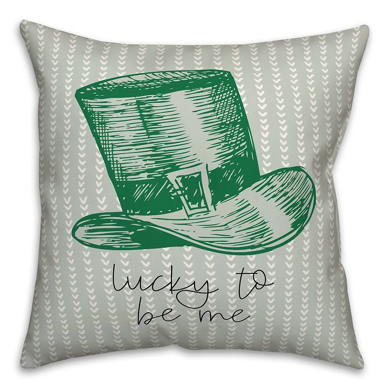 Lucky To Be Me 18" x 18" Throw Pillow