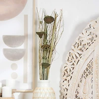 40" Green Dried Plant Bouquet Natural Foliage