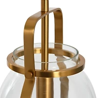 Hello Honey® Robert Stevenson Lighting Channing Metal & Glass Ceiling Light