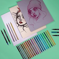 Canson® Graduate Foldover Gray Toned Mixed Media Pad, 9" x 12"