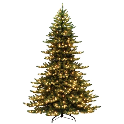 7.5ft. Pre-Lit Royal Majestic Spruce Artificial Christmas Tree, Clear Lights