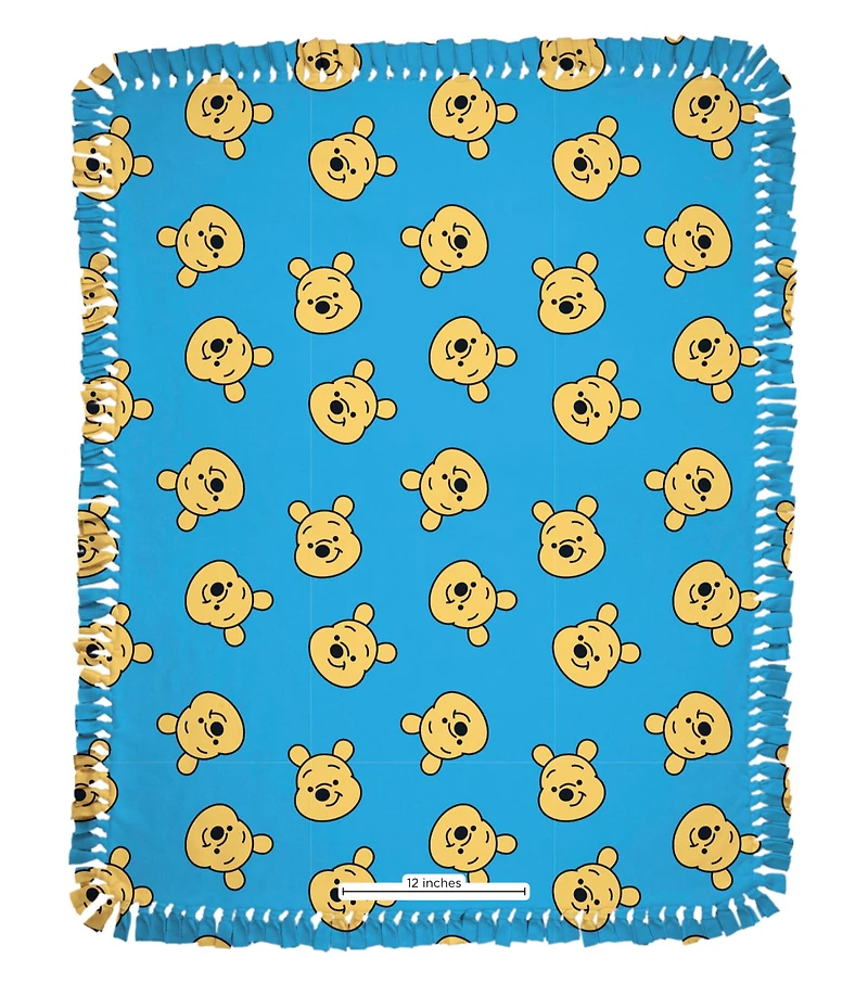Winnie the Pooh 48" Make Your Sunshine No Sew Fleece Throw Kit
