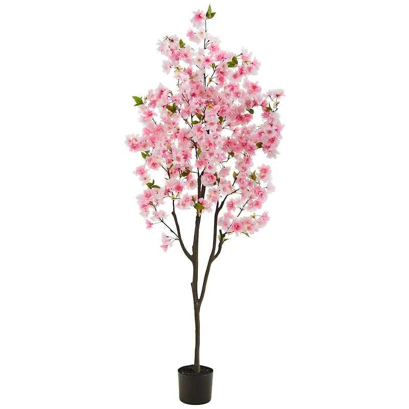 6ft. Potted Pink Cherry Blossom Artificial Tree