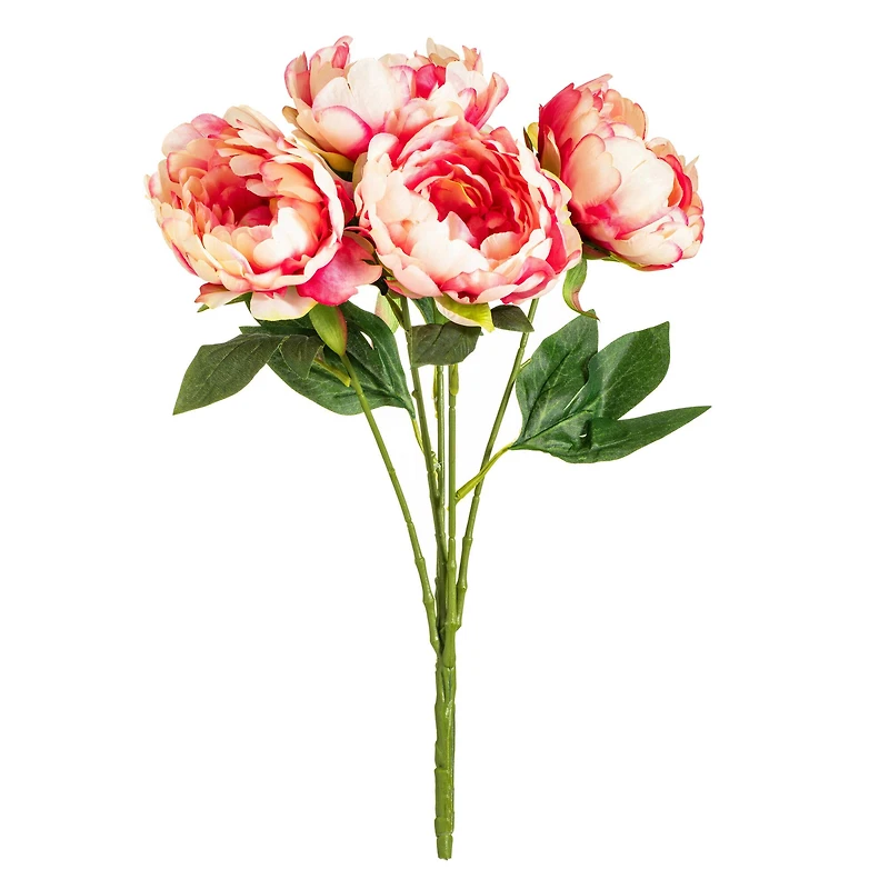 Artificial Pink Peony Bunch
