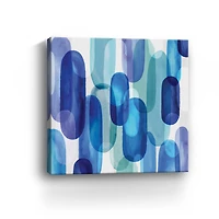 Lumaprints Groovy Blue I Canvas Wall Art