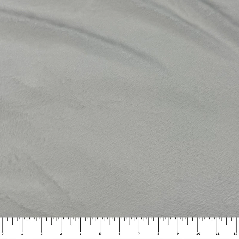 Feldman White Soft Chenille Fabric