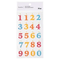12 Pack: Birthday Number Candle Puffy Stickers by Recollections™